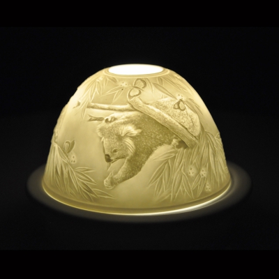 Starlight 119 Koala Porzellanwindlicht Teelichthalter Windlicht Hellmann Deko - 1