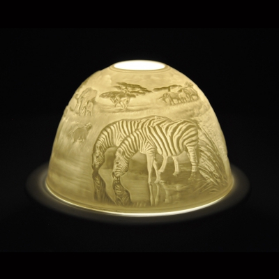 Starlight 116 Löwen Hellmann Porzellanteelicht Windlicht Deko-Teelichthalter - 1