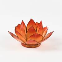 Hellmann Versand Lotusblüte 3 Kupfer – Teelichthalter für Gelassenheit